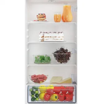 Combina frigorifica incorporabila Beko BCSA285K4SN, 271 l, Clasa E, Compresor ProSmart Inverter, Iluminare LED, XXL Bottle holder, H 177.5 cm, Alb