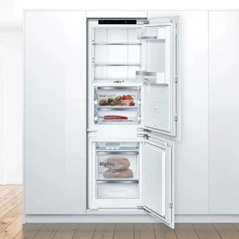 Combina frigorifica incorporabila Bosch KIF86PFE0, 223 l, Clasa E, NoFrost, FreshSense, H 177 cm