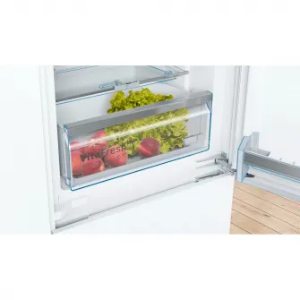 Combina frigorifica incorporabila Bosch KIS87AFE0, 272 l, Clasa E, LowFrost, FreshSense, H 177 cm