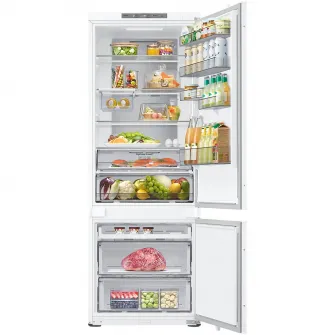 Combina frigorifica incorporabila Samsung BRB38G705EWWEF, 389 l, No Frost, Xlasa E, Twin Cooling, Cool Select+, Digital Inverter, H 193.5 cm