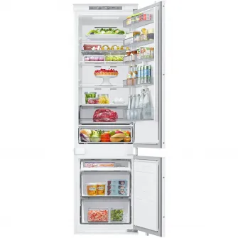 Combina frigorifica incorporabila Samsung BRB70F30AES0EO, 298 l, No Frost, Twin Cooling, Smart Things AI Energy, Cool Select+, Optimal Fresh+, Space Max, Clasa E, 193.5 cm