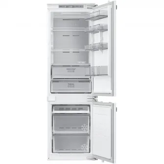 Combina frigorifica incorporabila Samsung BRB80F26BDF0EO, 264 l, No Frost, Twin Cooling, Smart Things AI Energy, Cool Select+, Optimal Fresh+, Space Max, Clasa D, 177.5 cm