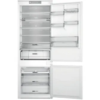 Combina frigorifica incorporabila Whirlpool WHSP70T122, 394 l, Total NoFrost, Tehnologia Al 6-lea Simt, Clasa D, H 193.5 cm