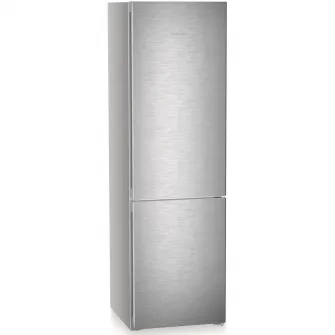 Combina frigorifica Liebherr CNsda 5723, 371 l, No Frost, EasyFresh, DuoCooling, Interior Fit, Clasa A, H 201.5 cm, Inox