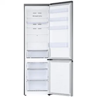 Combina frigorifica Samsung RB38C602DSA/EF, 390 l, Clasa D, Total No Frost, All-Around Cooling, Compresor Digital Inverter, WiFi, AI Energy, H 203 cm, Inox