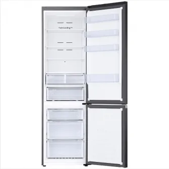 Combina frigorifica Samsung RB38C607AB1/EF, 387 l, No Frost, Clasa A, Smart Control, H 203 cm, Dark Inox