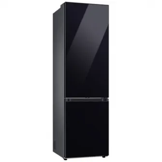 Combina frigorifica Samsung RB38C7B6B22/EF, Bespoke, 390 l, Clasa B, Total No Frost, Twin  Metal Cooling, Compresor Digital Inverter, WiFi, AI Energy, H 203 cm, Sticla neagra