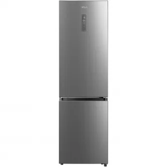 Combina frigorifica Tesla RC3800FMX, 378 l, Clasa E, Total No Frost, Display LED, H 201 cm, Inox