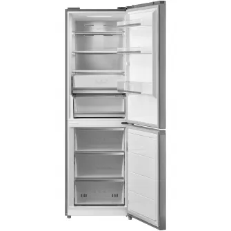 Combina frigorifica Tesla RC3800FMX, 378 l, Clasa E, Total No Frost, Display LED, H 201 cm, Inox