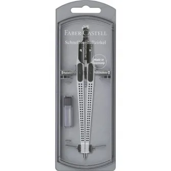 Compas Faber-Castell Quick-Set Grip Negru