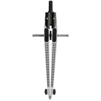 Compas Quick-Set Grip Argintiu Faber-Castell