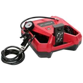 Compresor aer fara ulei Steinhaus Start, cu piston 1100W, 8bar, 180l/min, 9 accesorii