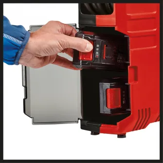 Compresor aer portabil pe acumulator Einhell Power X-Change TE-AC 36/8 Li OF Set-Solo, 2x18 V, 8 bar presiune maxima, 130 l/min capacitate absorbtie, fara acumulator/incarcator
