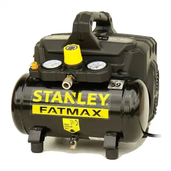 Compresor aer profesional Stanley FatMax DST101/8/6, 1 CP, 230 W, 105 l/min debit aer, 6 l capacitate rezervor, 8 bar presiune maxima