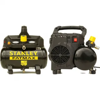 Compresor aer profesional Stanley FatMax DST101/8/6, 1 CP, 230 W, 105 l/min debit aer, 6 l capacitate rezervor, 8 bar presiune maxima