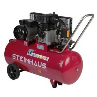 Compresor aer Steinhaus PRO-COM100, 100l, 2200 W, 3 CP, 8bari, 290 L/min