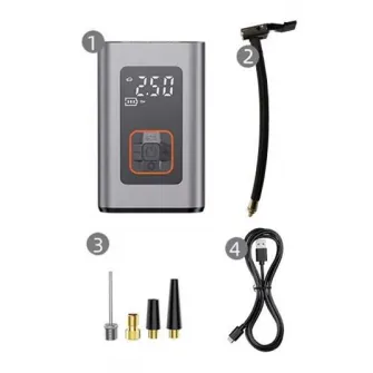 Compresor auto digital portabil RYDE 4000mah, 3-150psi