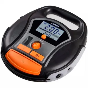Compresor auto fara fir, Osram Otir6000, 12V DC, Digital Auto Stop, Deflator Valve, PSI, kPa, bar