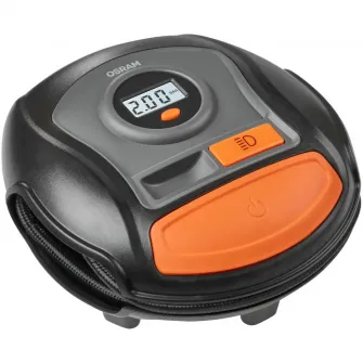 Compresor auto, Osram 400, Cablu alimentare retractabil , Timp Umflare de 3.5 minute, PSI, kPa, bar