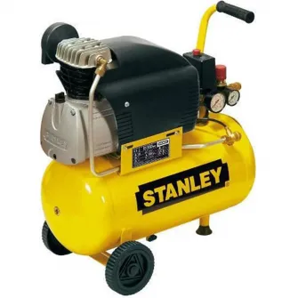 Compresor cu ulei Stanley D211/8/24, 220 V, 8 bar presiune maxima, 220 l min debit aer, 24 l capacitate rezervor + Kit 6 accesorii compresor 9045854BND