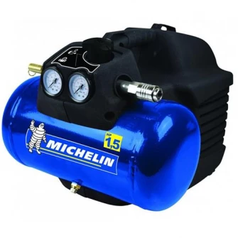 Compresor de aer monofazat portabil cu accesorii MICHELIN MBL6/1100, rezervor 6l, 160 l/min, 1100W