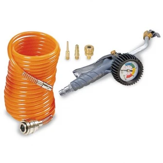Compresor de aer monofazat portabil cu accesorii MICHELIN MBL6/1100, rezervor 6l, 160 l/min, 1100W