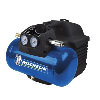 Compresor de aer monofazat portabil cu accesorii MICHELIN MBL6/1100, rezervor 6l, 160 l/min, 1100W