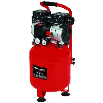 Compresor fara ulei Einhell TE-AC 24 Silent, 750 W, 8 bar presiune lucru, 24 l capacitate rezervor, 65 l/min debit aer refulat, 135 l/min debit aer aspirat