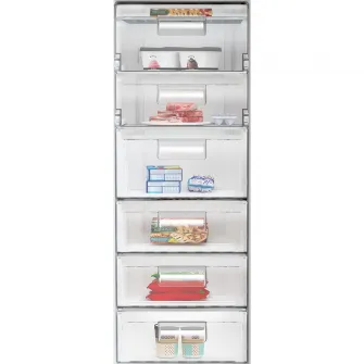 Congelator Arctic AC60250M40W+, 215 l, 6 sertare, Clasa E, Fast Freze XL Zone, H 151 cm, Alb
