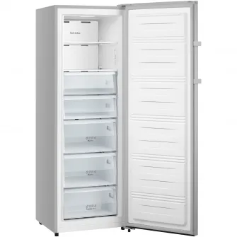 Congelator Heinner HFF-HS240NFXE++, 240 l, No frost, 5 sertare + 2 compartimente cu rafturi sticla, Sistem Multi Air-Flow, control electronic, Clasa E, H 172 cm, Inox