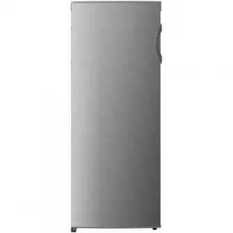 Congelator vertical Daewoo, de tip Static, capacitate neta 160L, 5 sertare, control mecanic al temperaturii, clasa energetica E, culoare Inox