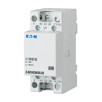 Contactor modular EATON 248849, Z-SCH230/25-22, latime 2 module, 230V, 2NO+2NC, 25A