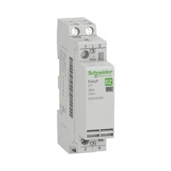 Contactor modular Schneider Electric Easy9 EZ9C32220, 2P, pentru tablouri electrice, 20A