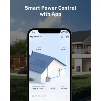 Contor inteligent Anker Solix Smart Meter, compatibil cu Anker Solarbank 2, Negru