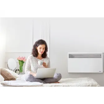 Convector de perete TESY LivEco Cloud, 2000W, control prin internet, aplicatie myTesy, functie AIRSAFE, CN 051 200 EI CLOUD AS W