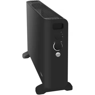 Convector de podea Tesy CN 207 ZF B, 4 optiuni de setare a caldurii: 1000/2000 W + ventilator, termostat, functie turbo, negru