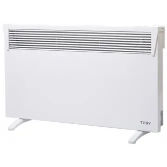 Convector de podea TESY CN03200MIS F, 2000 W, Control mecanic, 6 trepte de putere, Clasa protectie IP24, Seria HeatEco, 24mp, Alb
