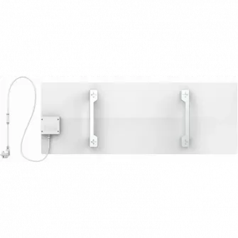 Convector electric de podea/perete AENO AGH0003S, Ecran LED, 700 W, Wi-Fi, Infrarosu, Alb