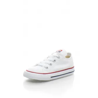 Converse, Tenisi cu aplicatie logo Chuck Taylor AS Core OX, Alb, 26 EU
