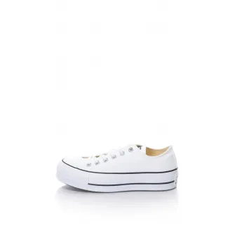 Converse, Tenisi flatform Chuck Taylor All Star Lift, Alb, 6.5
