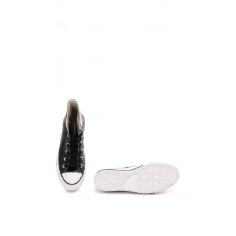 Converse, Tenisi high-top de piele Chuck Taylor All Star, Negru, 6.5