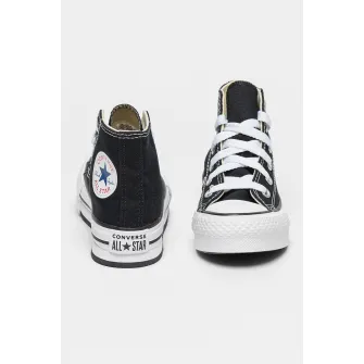 Converse, Tenisi high-top flatform Chuck Taylor All Star, Negru, Alb, 32 EU