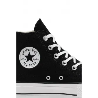 Converse, Tenisi inalti flatform Chuck Taylor All Star, Negru, 8.5