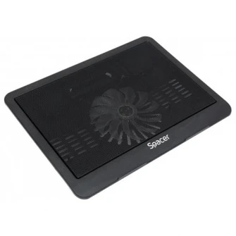 Cooler Laptop Spacer SP-NC19, 15.6", Negru