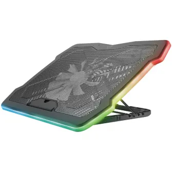 Cooler laptop Trust GXT 1126 Aura, 17.3, iluminare multicolora, ventilator 200mm