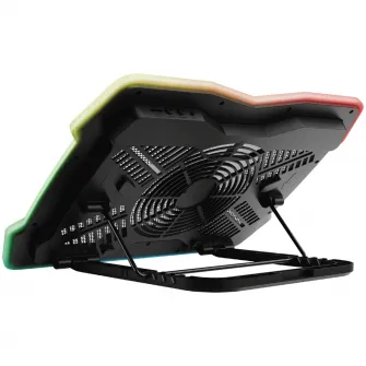 Cooler laptop Trust GXT 1126 Aura, 17.3, iluminare multicolora, ventilator 200mm