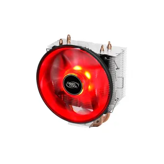 Cooler procesor Deepcool GAMMAXX 300 Red, 3 heatpipe-uri, 120mm Red LED, compatibil Intel/AMD