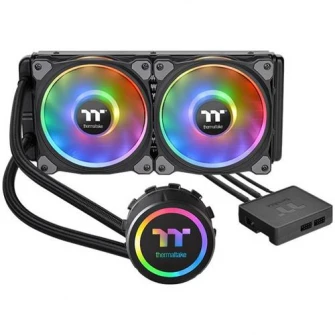 Cooler procesor Thermaltake Floe DX RGB 240 Premium Edition, cu iluminare RGB, compatibil AMD/Intel