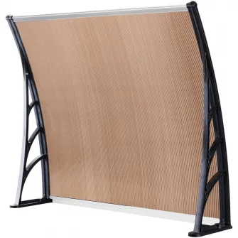 Copertina policarbonat Kring Kari, maro, brate sustinere negre,150x93cm