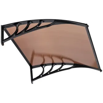 Copertina policarbonat Kring Kari, maro, brate sustinere negre,150x93cm